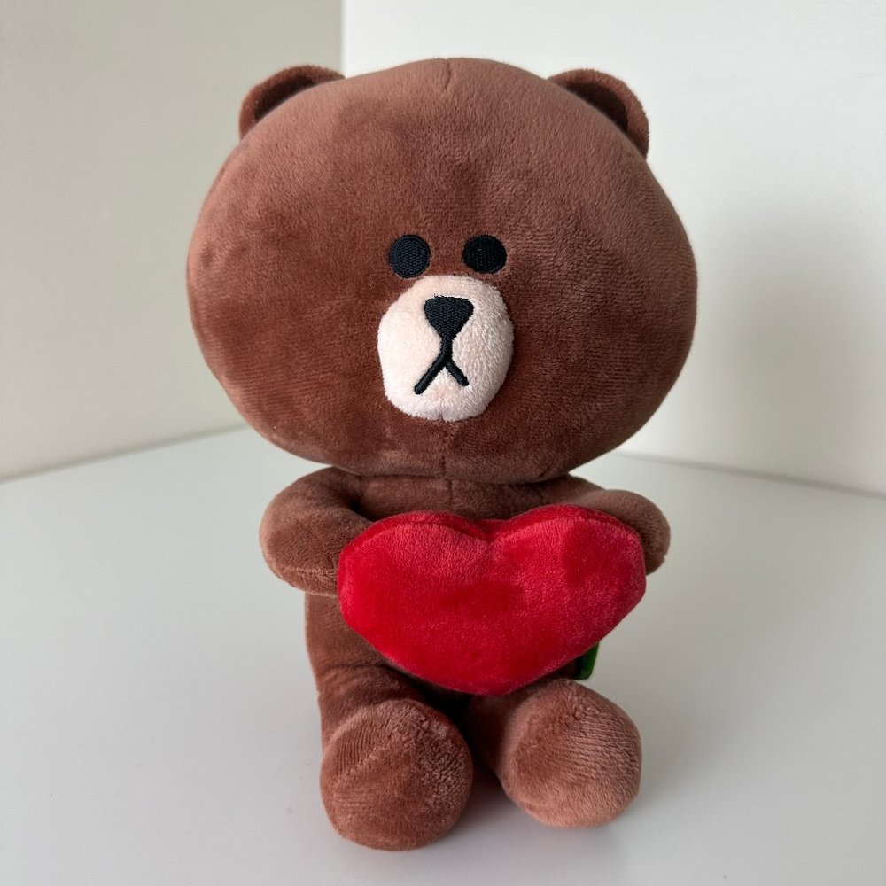 LINE FRIENDS Brown Plush Doll